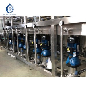 SF 300BPH 5 Gallon barreled water production line